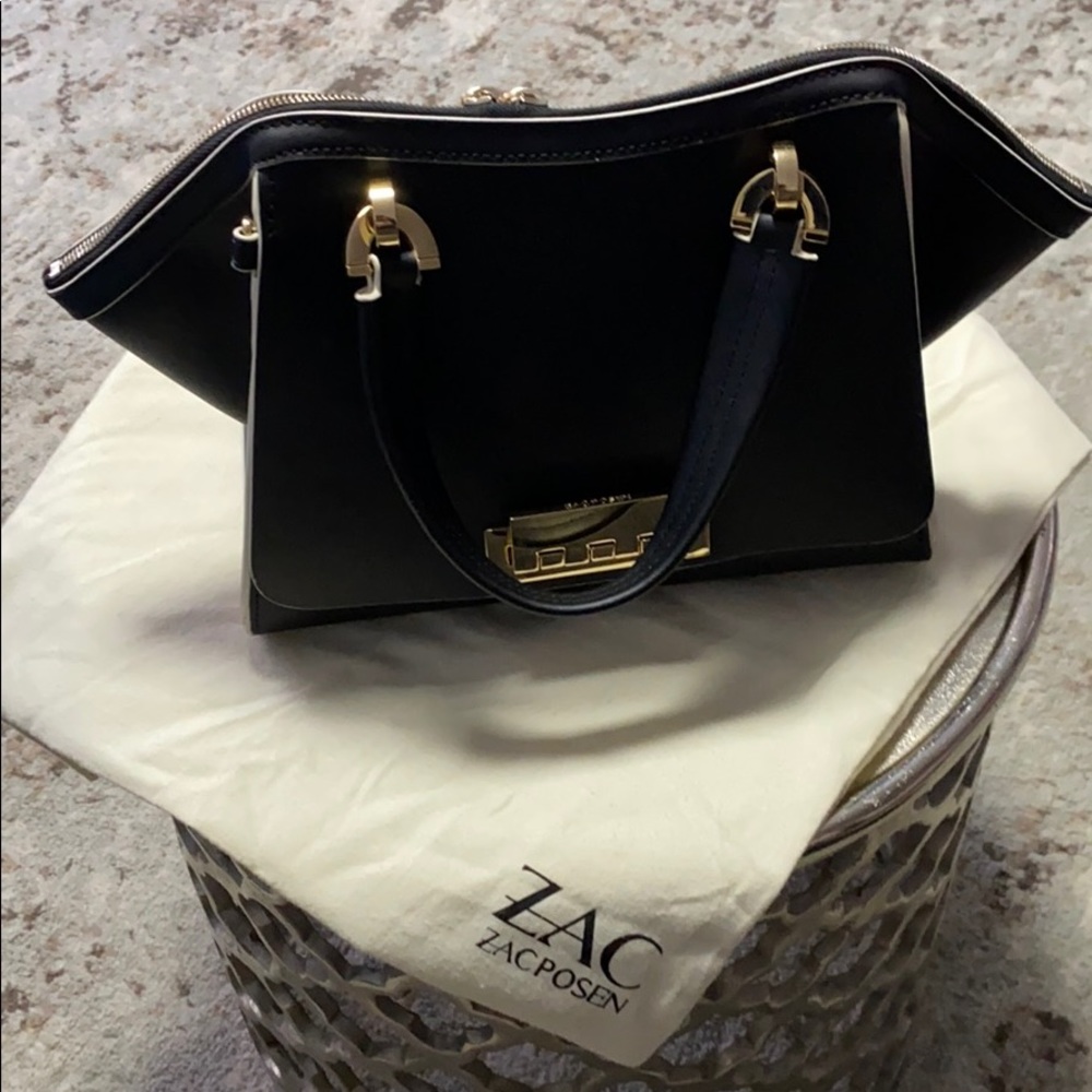 Zac Posen Black Leather handbag